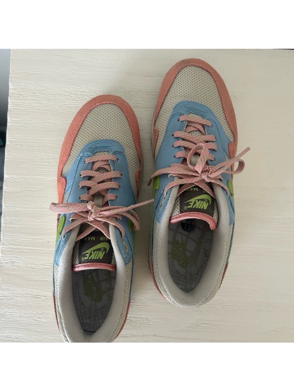 Nike Pastel Multicolor Low-Top Sneakers - Pink, Blue, Green, Cream - Picture 5 of 5